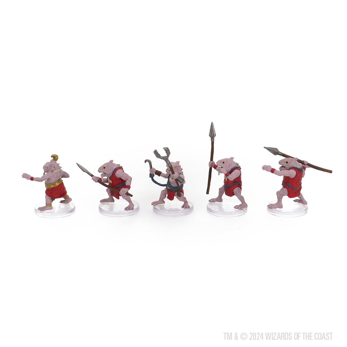 WizKids D&D Icons of the Realms Kuo-Toa Warband 5-Pack Miniatures 3