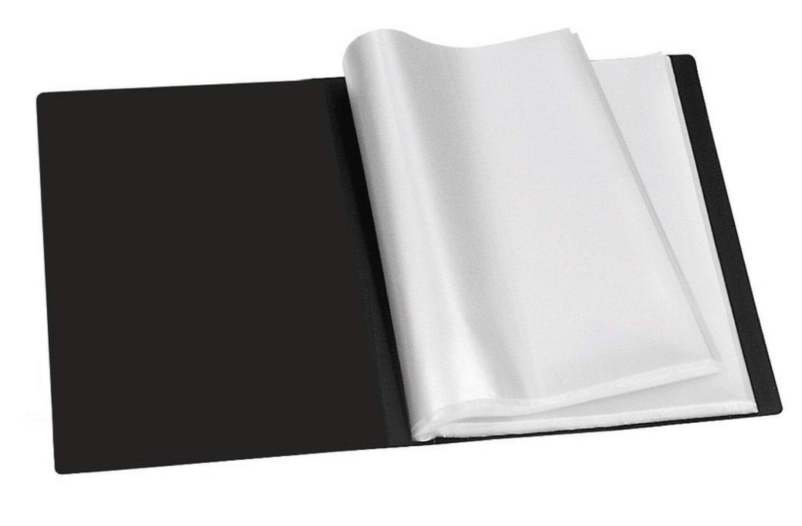 A5 40 Pocket Display Book Presentation Folder Portfolio (80 Views) Project Book Certificate Folder Plastic Wallets (1 Book) 2