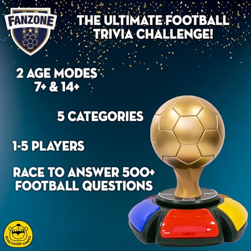 Fanzone Football Trivia Board Game with 500 Questions 7