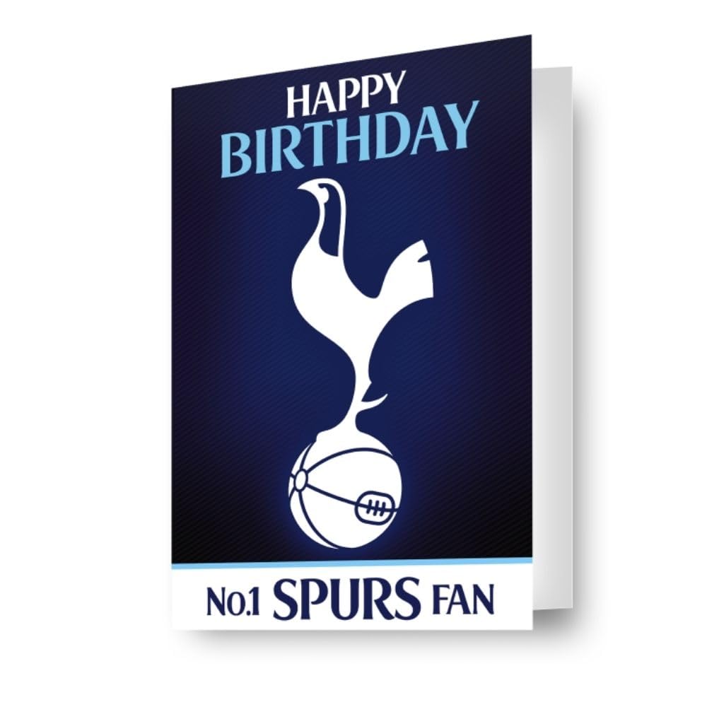 Danilo Promotions LTD Tottenham Hotspur FC 3D Effect Birthday Card | Plastic Free Packaging | Official Product 1