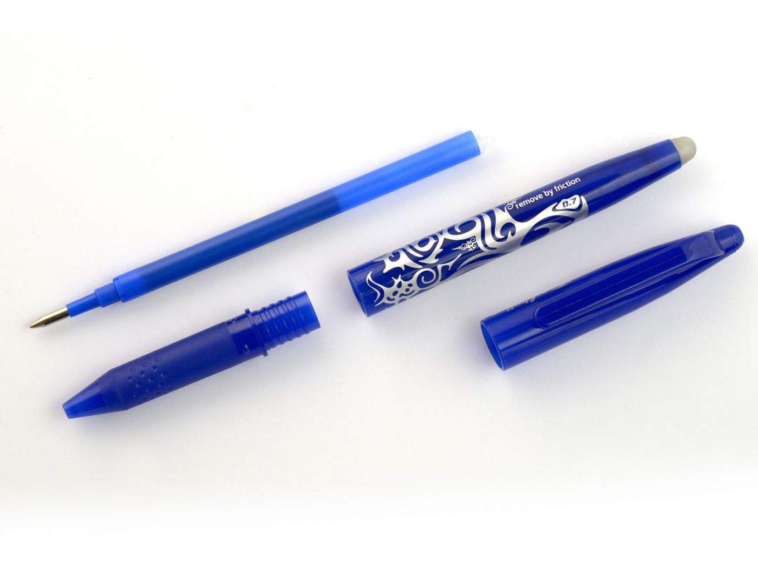 PILOT Frixion Ball 0.7 Erasable Rollerball Pen - Medium Point, Red Ink | Pack of 1 Pen + 3 Refills 4