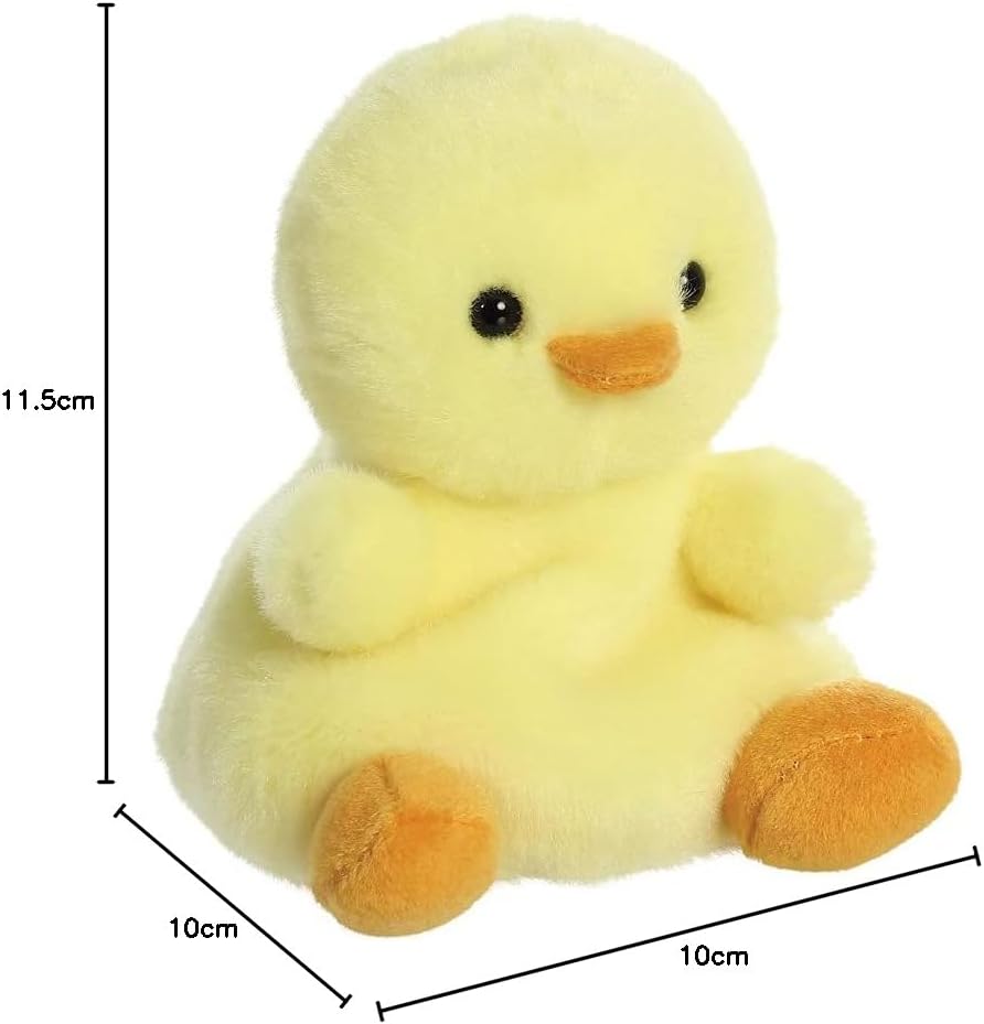 Aurora Palm Pals Betsy Chick Plush Toy - Soft Bean-Filled Chick for Babies & Toddlers 6