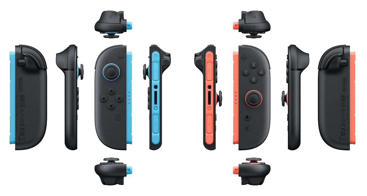 Nintendo Joy-Con 2 Pair - Light Blue and Light Red for Nintendo Switch 2