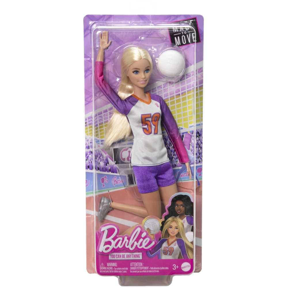Barbie Made to Move Volleyball Player Doll with Uniform & Ball - HKT72 6