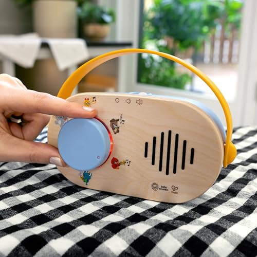 Baby Einstein + Hape Discovery Radio Toy - Musical Light-Up Radio with 30 Melodies & 12 Animal Sounds, Ages 6 Months+ 11