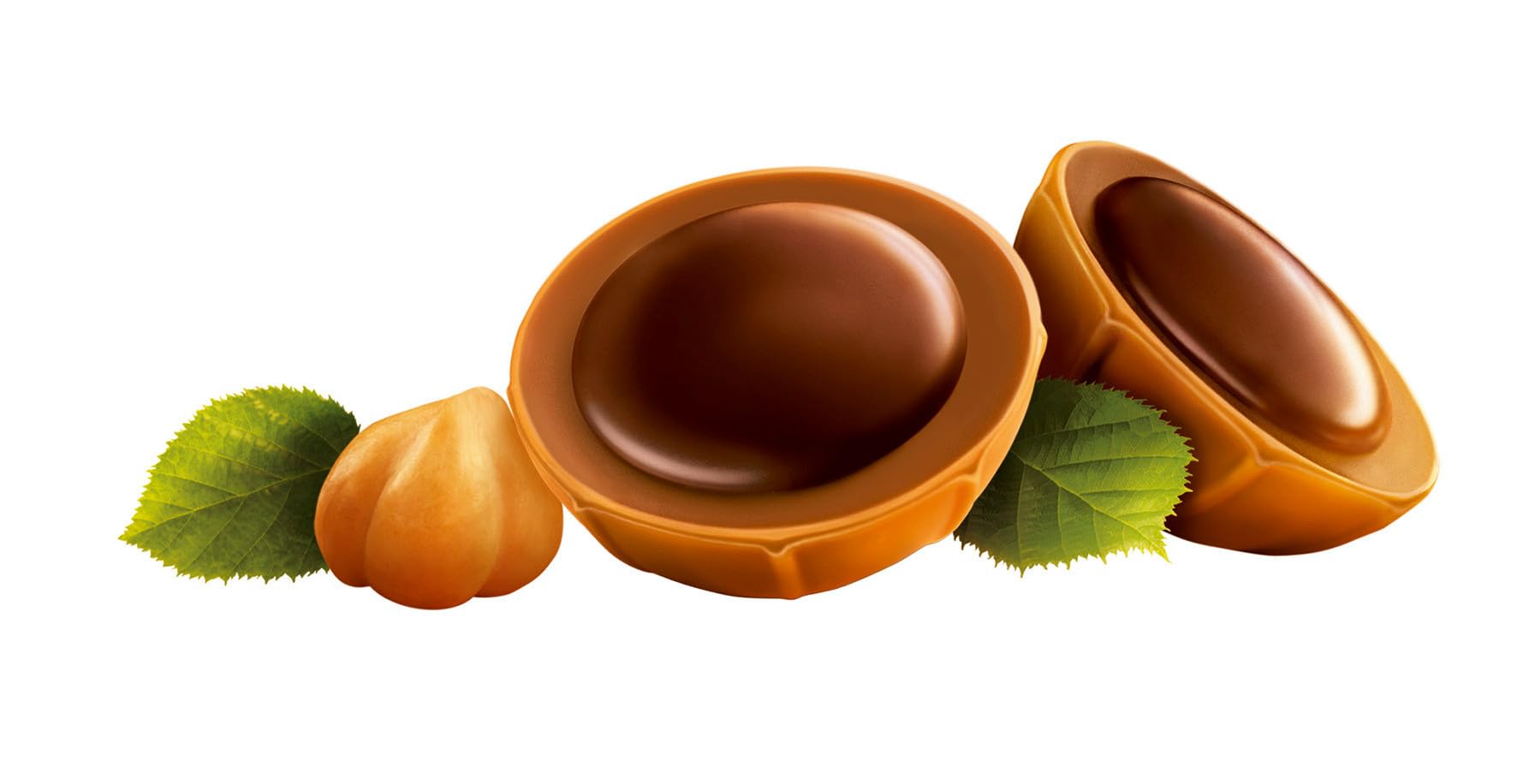 Toffifee Christmas Chewy Nougat Caramel Cups with Hazelnut & Smooth Chocolate