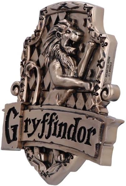 Nemesis Now Harry Potter Gryffindor Crest Wall Plaque, Bronze Resin 3