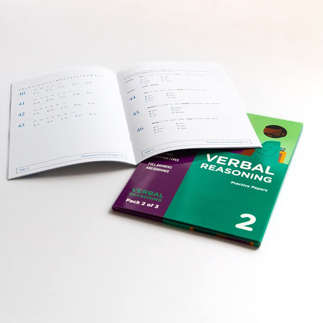 GL Assessment 11+ Practice Papers Verbal Reasoning Pack 2 (Multiple Choice) - Study Aid