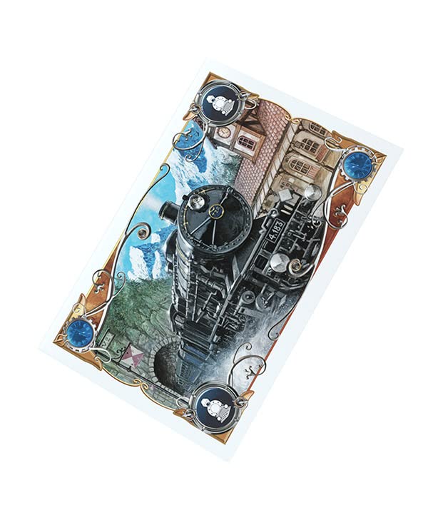 Gamegenic GGS15003ML Ticket to Ride Europe Art Sleeves - 168 Count Premium Card Protection 5