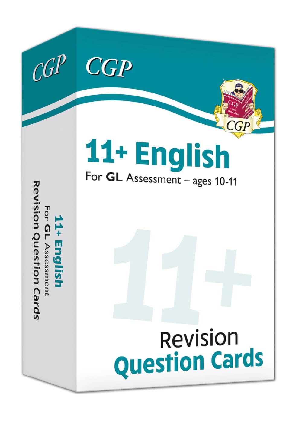 CGP Books 11+ GL English Revision Question Cards - Ages 10-11 | Practice for 2022 Tests | Cards