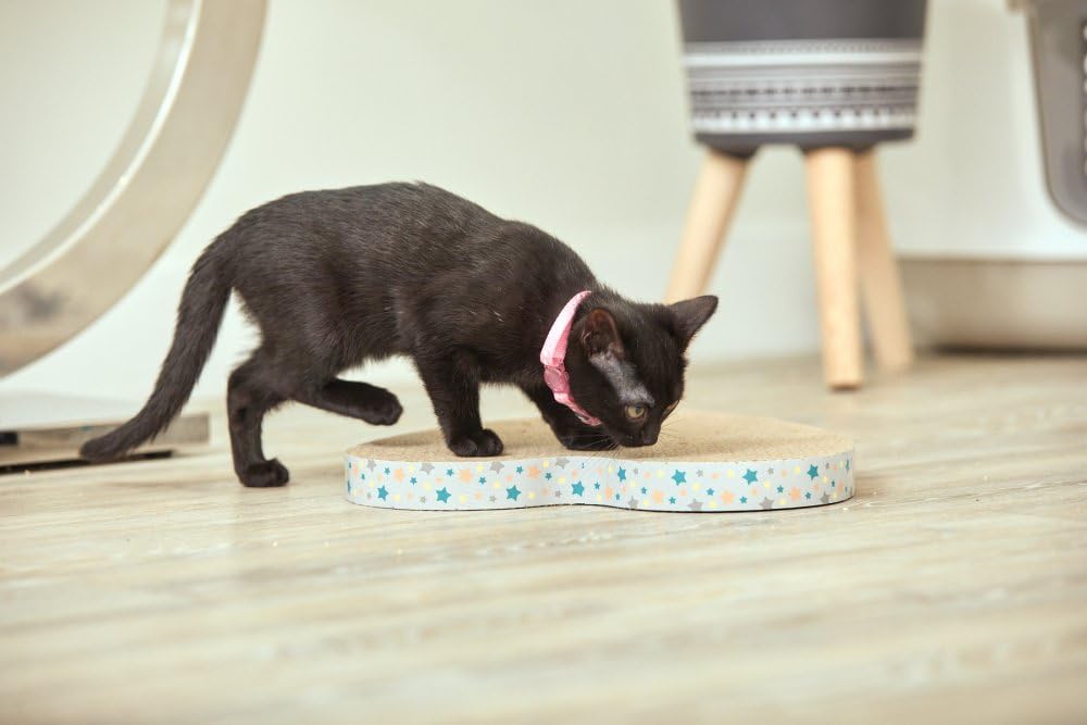 Petface Cardboard Heart Cat Scratcher - Durable & Catnip Infused | 330x330mm 7