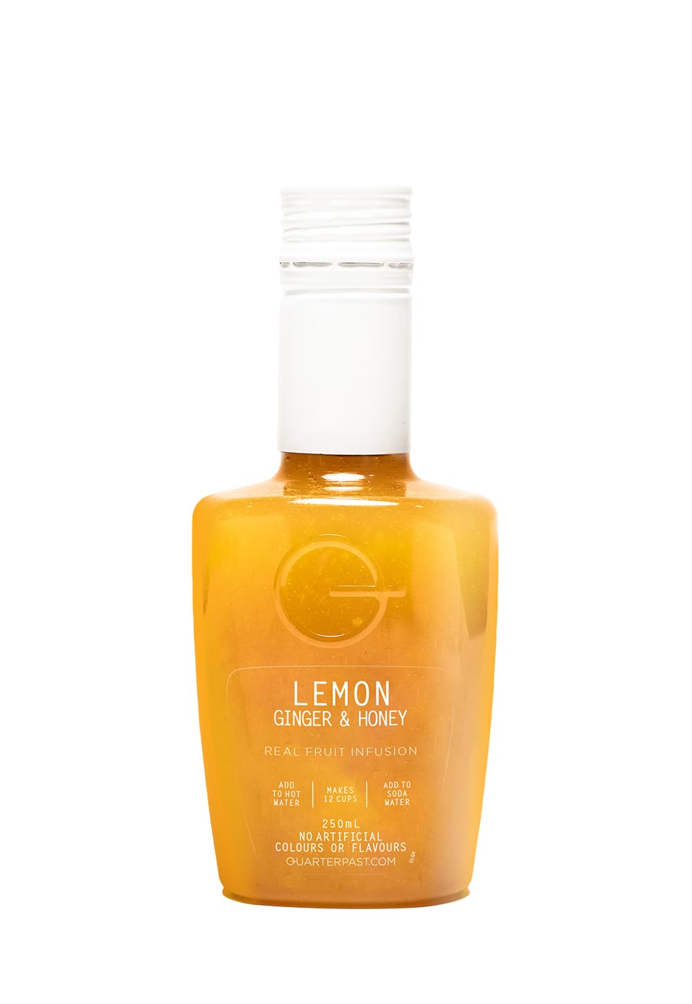Quarterpast Lemon, Ginger & Honey Fruit Tea Infusion Concentrate - 250ml Bottle 1