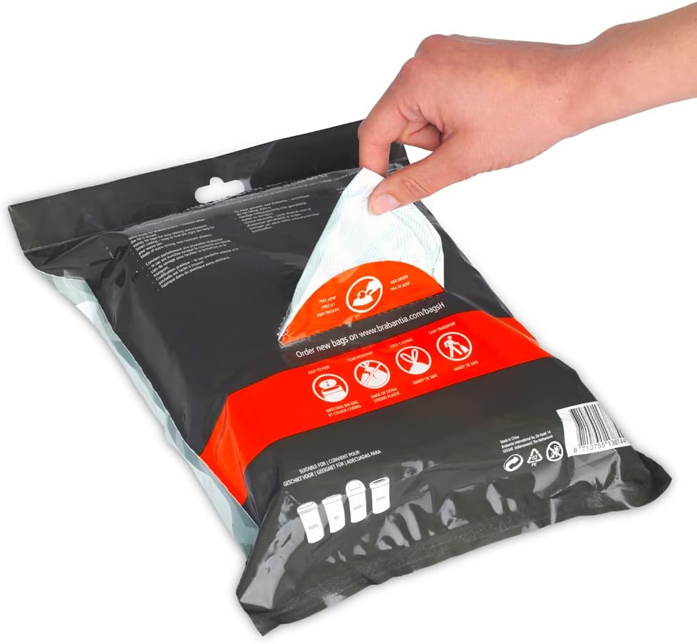 Brabantia - PerfectFit Bin Liners (Size H/50-60 Litre) Thick Plastic Trash Bags 6