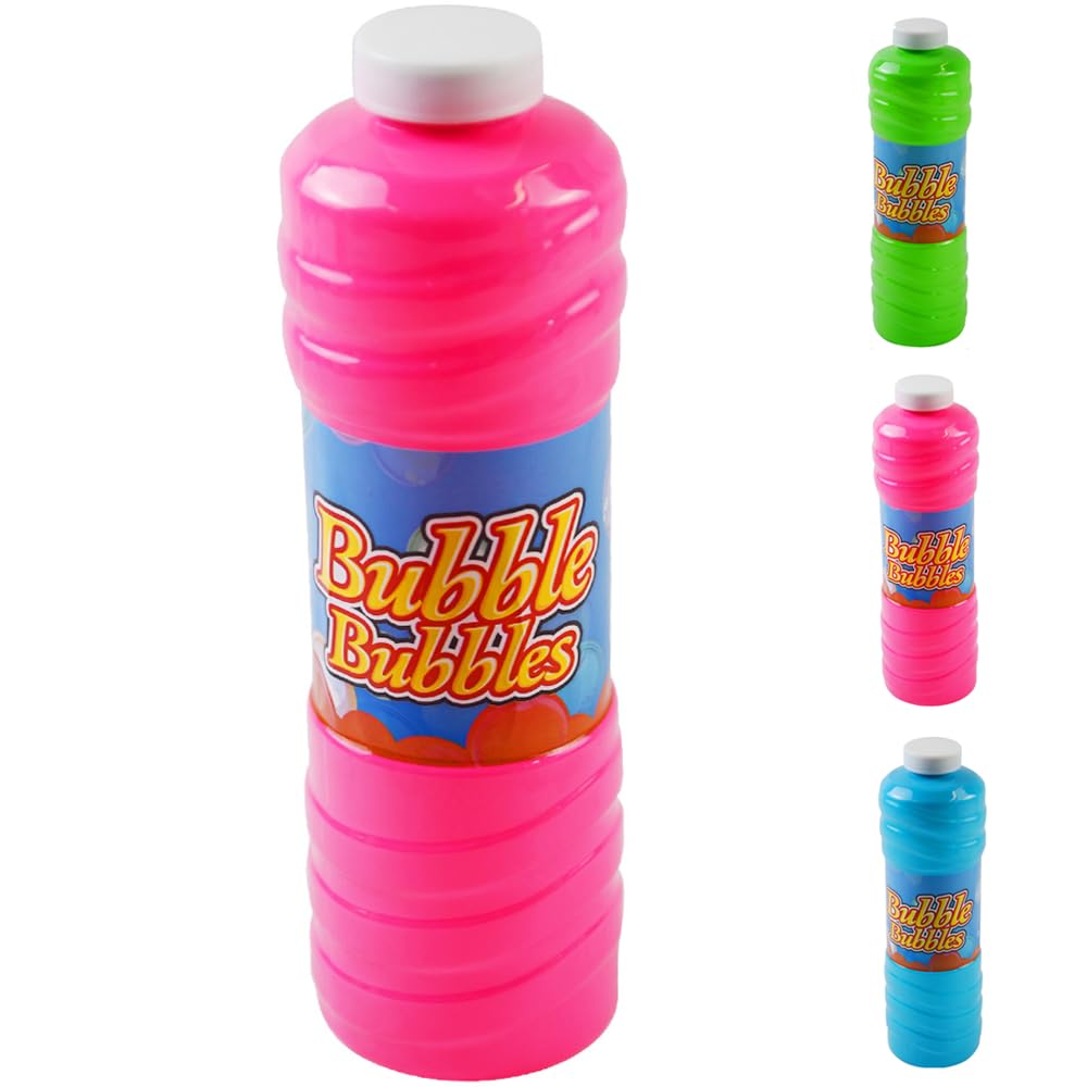 RAM Giant 1 Litre Bubble Mixture with Wand for Bubble Machines - Kids Outdoor Play (Ages 18 Months - 8 Years) 4