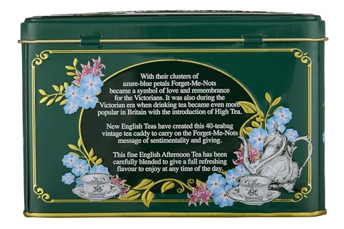 New English Teas Vintage Victorian Tea Tin with 40 English Afternoon Teabags 7