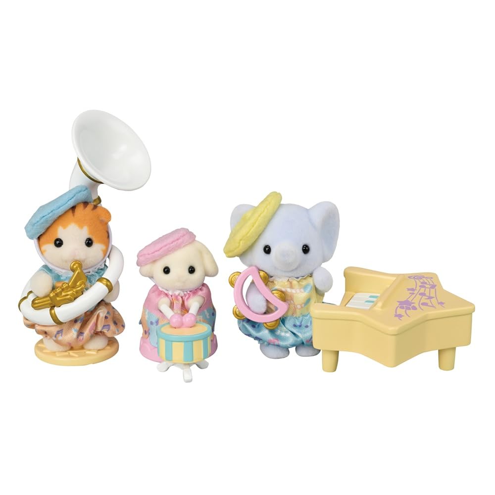 Sylvanian Families Nursery Concert Set - 3 Babies & Instruments | Model 5817 1