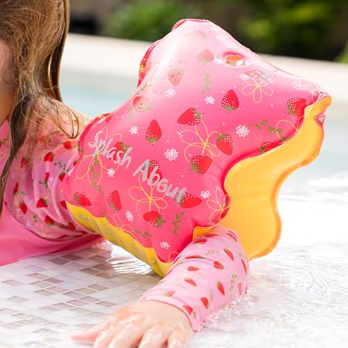 Splash About Armbands for Children Aged 0-6 Years - Strawberry Field Design