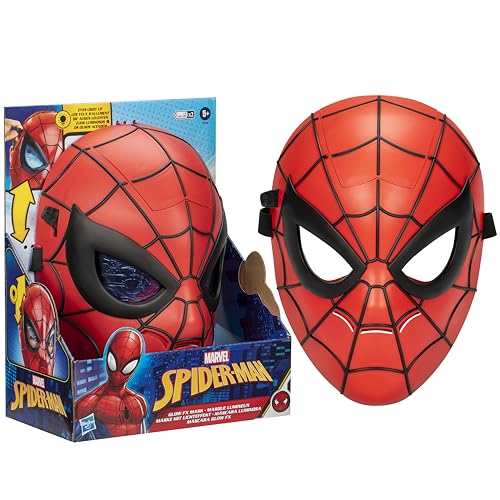 Hasbro SPIDER-MAN Glow FX Mask - Light-Up Lenses | Ages 5+ | Adjustable Fit 11