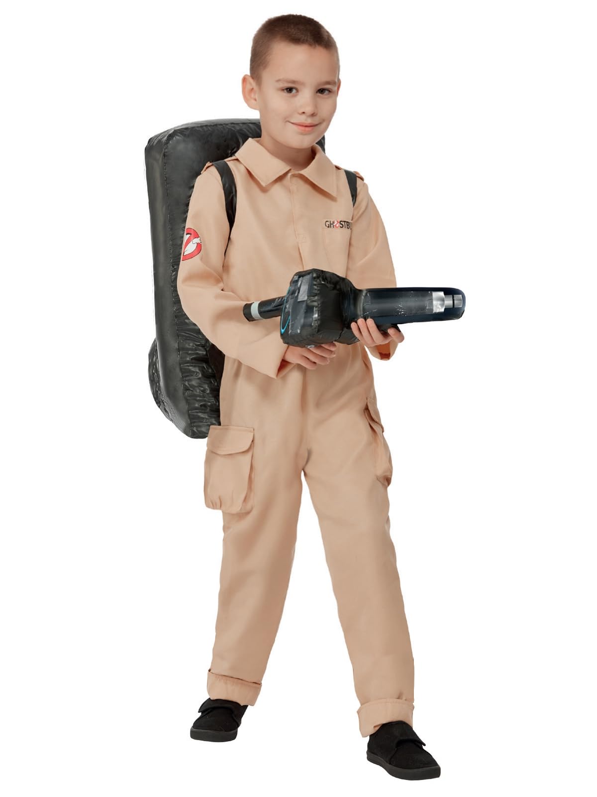 Smiffys Ghostbusters Child's Jumpsuit Costume with Inflatable Backpack