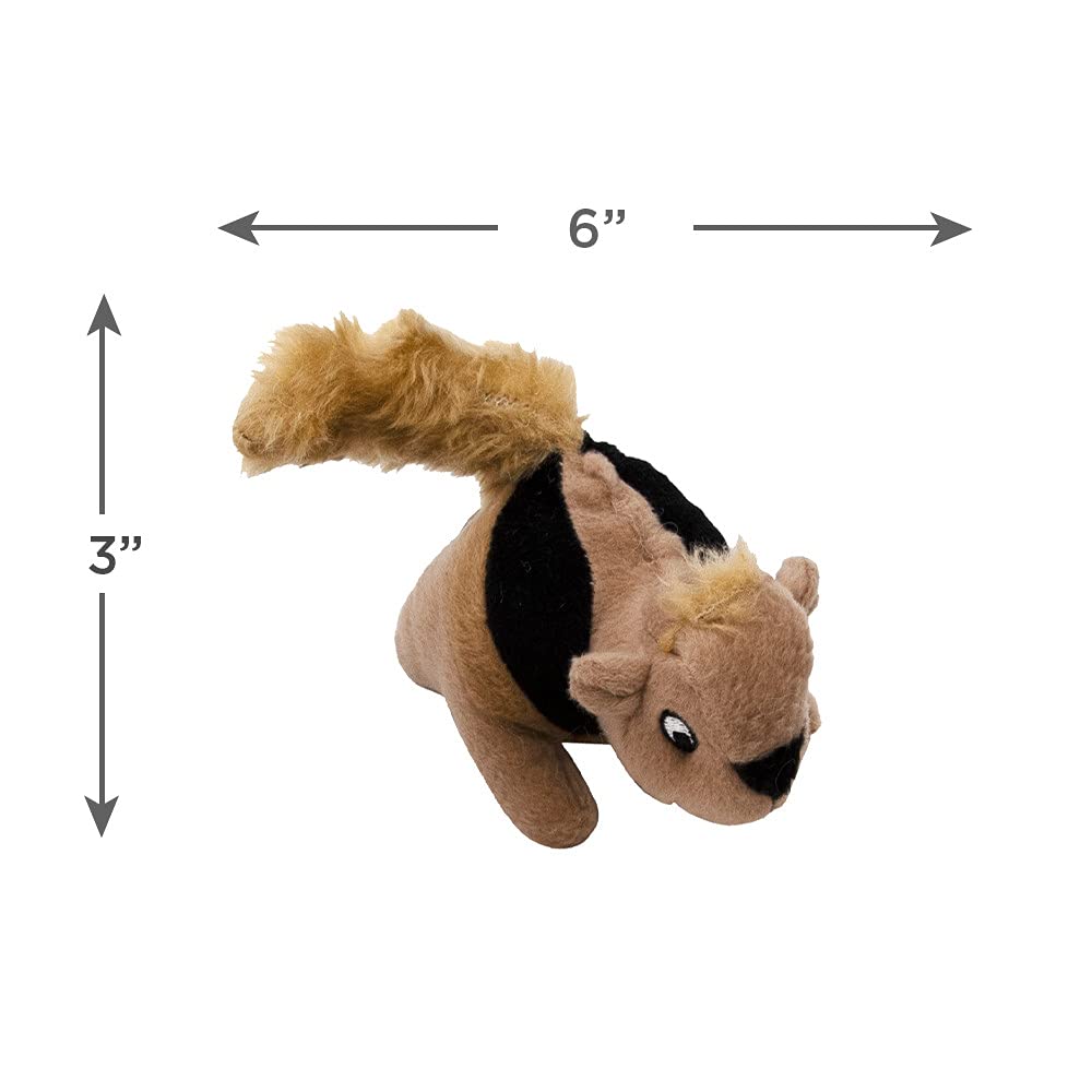 Outward Hound Squeakin' Squirrels Plush Replacement Dog Toys - 3 Pack | Durable Squeaker | For Medium, Large, XL Hide A Squirrel Trunks 3
