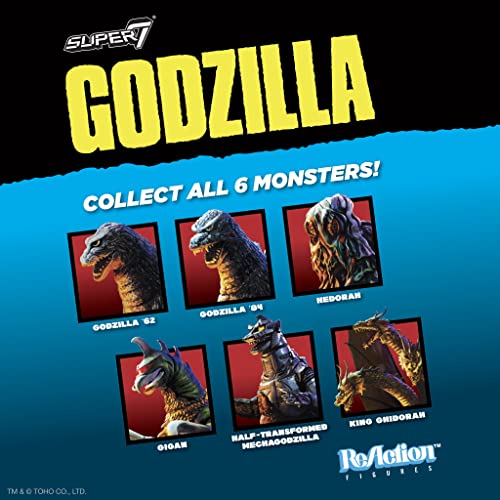 SUPER7 ReAction Toho Monsters Wave 2 - King Ghidorah Action Figure (RE-TOHOW02-KGH-01)