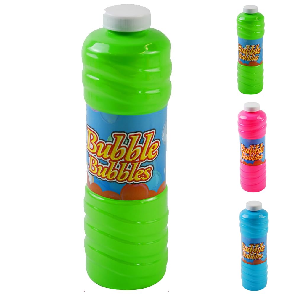 RAM ONLINE Giant Bubble Solution - 1 Litre Bottle with Wand | Ready to Use | Kid-Friendly Formula