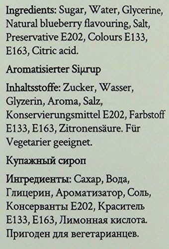 Simply - Blueberry Syrup Vegan & Nut Free Flavoured Syrup for Coffee, Cocktails & Beverages 4