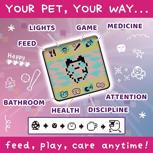 TAMAGOTCHI Bandai Original Tama Picnic Digital Pet with Gen 2 Programming 3