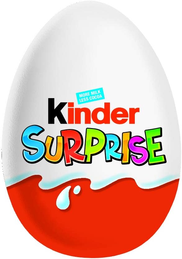 Kinder Surprise Chocolate Egg - Milk Chocolate with Toy Inside