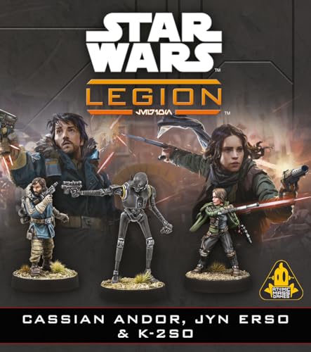 Asmodee Star Wars Legion - Cassian Andor, Jyn Erso & K-2SO Operatives Expansion | Multicolor 2
