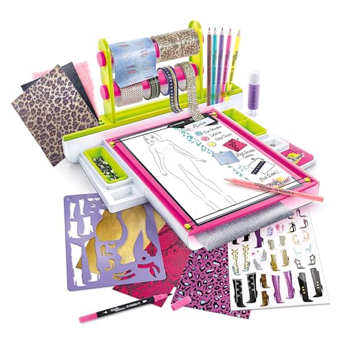 Style 4 Ever Fashion Designer Studio - Real Adhesive Fabrics & Design Kit 9