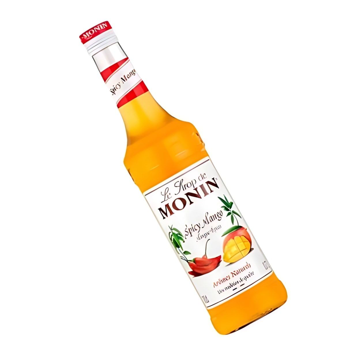 Monin Mango Syrup 700ml - Exotic Green Mango Flavour for Cocktails, Mocktails & Beverages