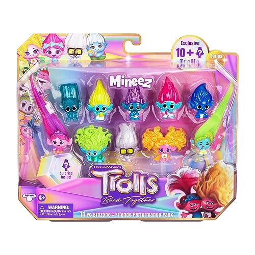 Trolls Mineez Serie 1 – Band Together Brozone Performance 11er-Pack Sammelfiguren 8