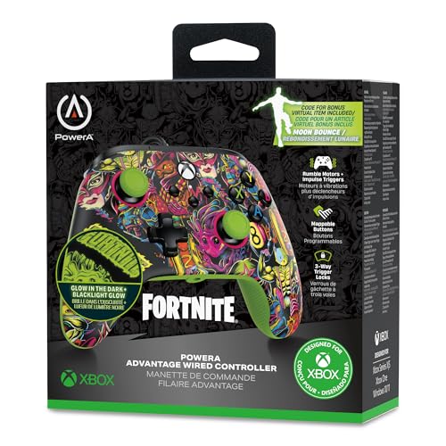 Fortnite Glow - PowerA Advantage Wired Controller for Xbox Series X|S 10