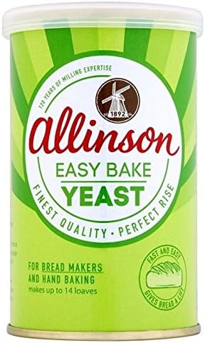 Allinson Easy Bake Yeast Tin 100g - Pack of 6