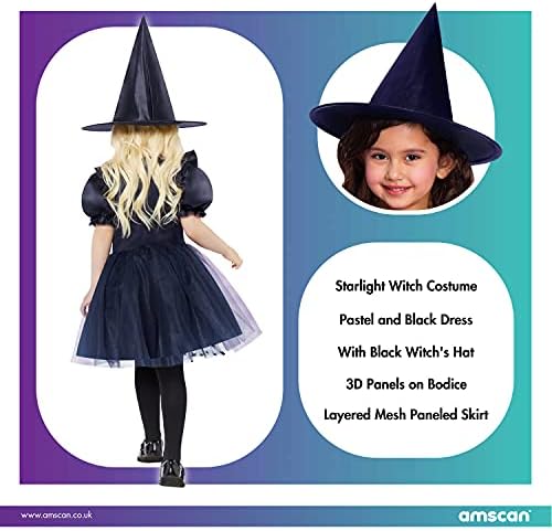 Amscan Starlight Witch Costume - 3-4 Years 3
