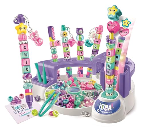 Clementoni The Message Pens - Design Your Own Pens with Beads & Stickers, Ages 6+ 8