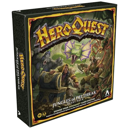 Avalon Hill HeroQuest Jungles of Delthrak Quest Pack – Expansion for HeroQuest Game System 16