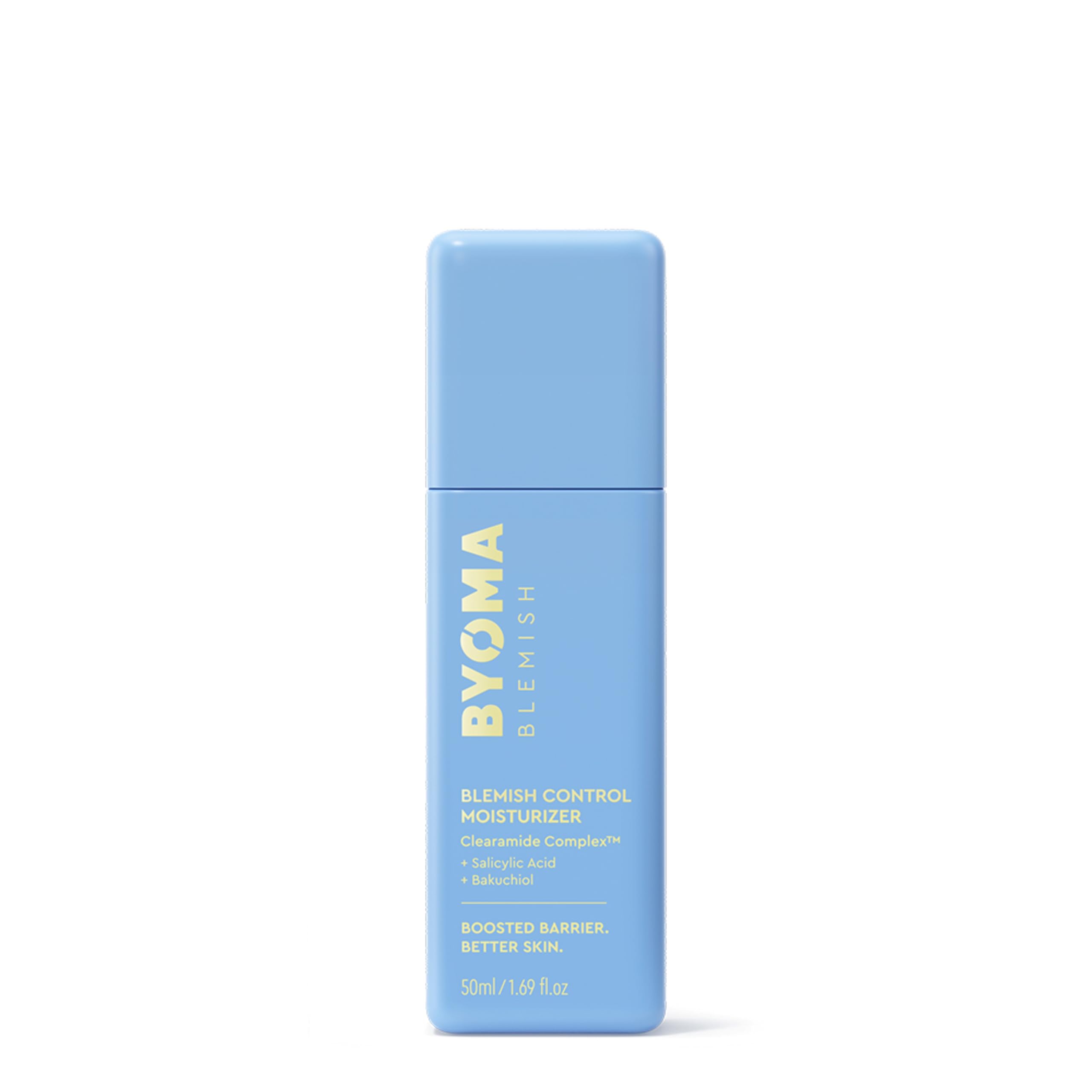 BYOMA Blemish Control Moisturiser (50ml) - Oil-Free, Ultra-Lightweight Moisturizer with Salicylic Acid for Acne-Prone Skin