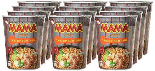 Mama Instant Cup Nudel mit Garnelen Tom Yum Geschmack 70 g - 12er Packung 3