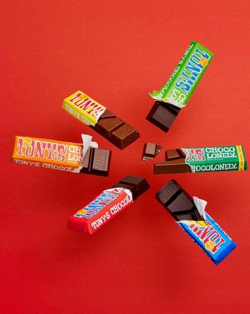 Tony's Chocolonely Milk Chocolate Bar 50g - Fairtrade & Slave-Free
