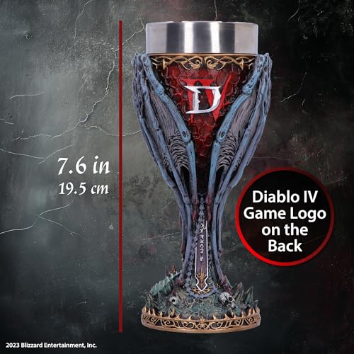 Nemesis Now Diablo IV - Lilith Resin Goblet (B6442X3) 5