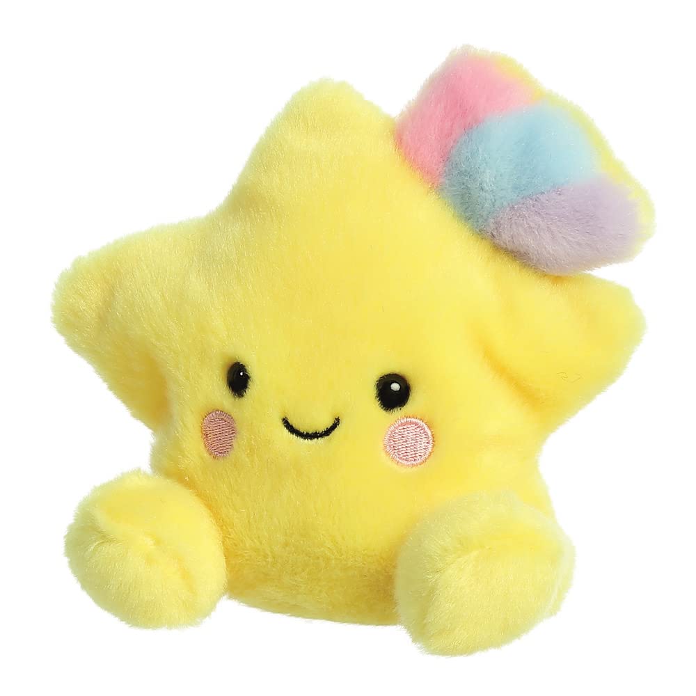 AURORA Palm Pals Pisces Shooting Star Soft Toy - Yellow, Medium, Suitable from Birth 5