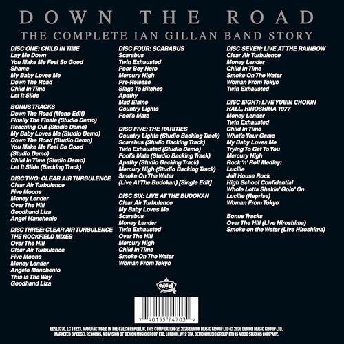 Ian Gillan Band - Down The Road, The Complete Ian Gillan Band Story [8CD Box set] 2