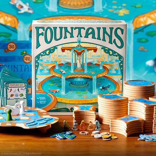 USAopoly Fountains Board Game 9