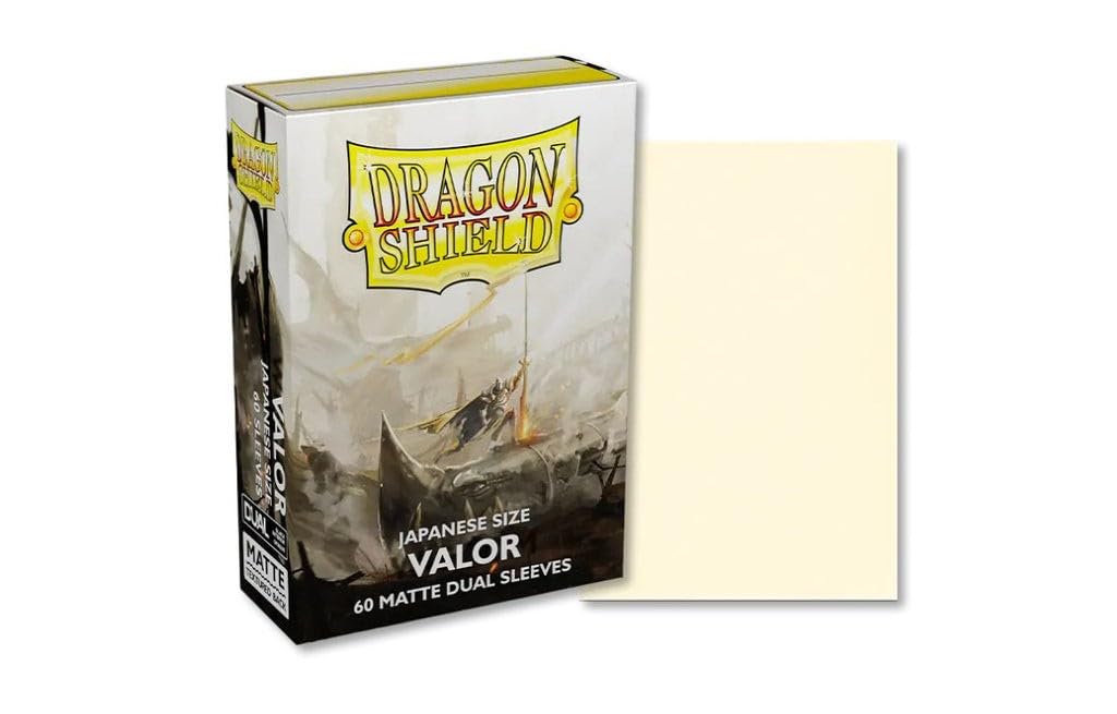 Dragon Shield Japanese Size Dual Matte Sleeves - Valor (60 Pack)
