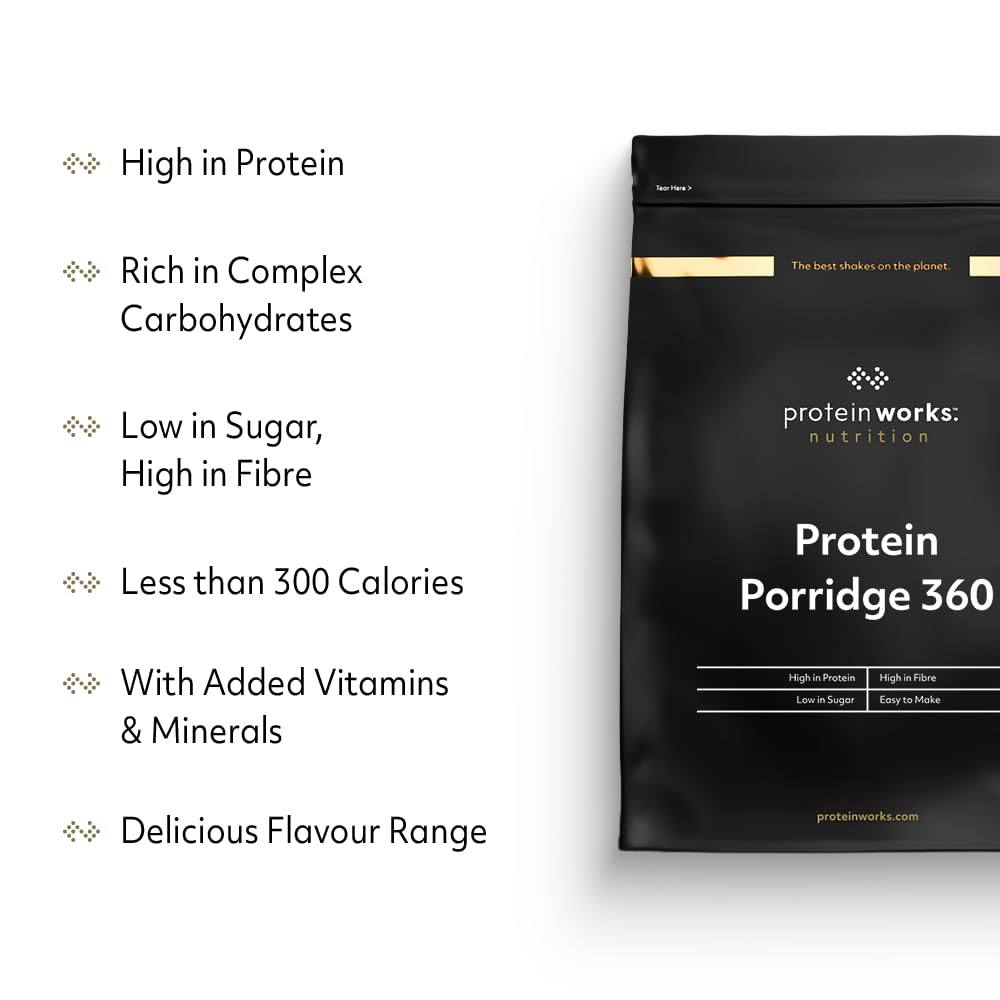 Protein Works – Protein Porridge 360, proteinreicher, zuckerarmer Frühstücksbrei 3