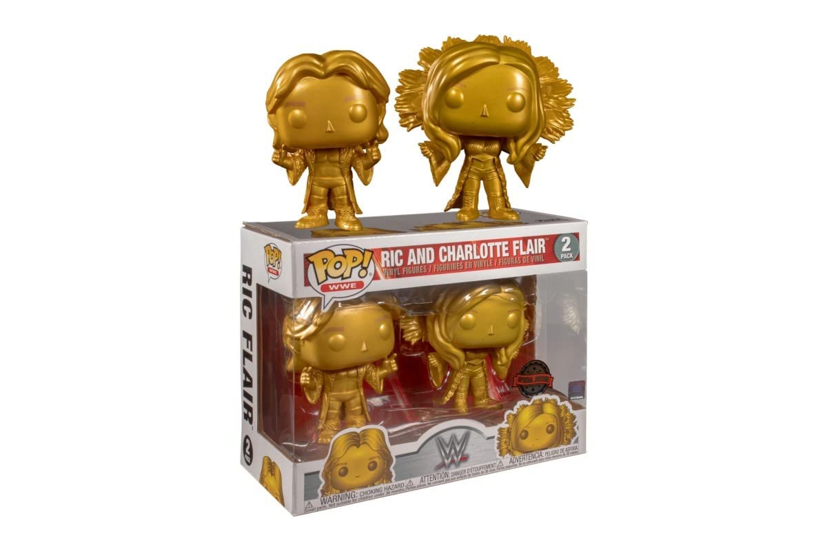 ¡WWE Ric y Charlotte Flair excluyen Funko 42050 Pop! Vinilo 3