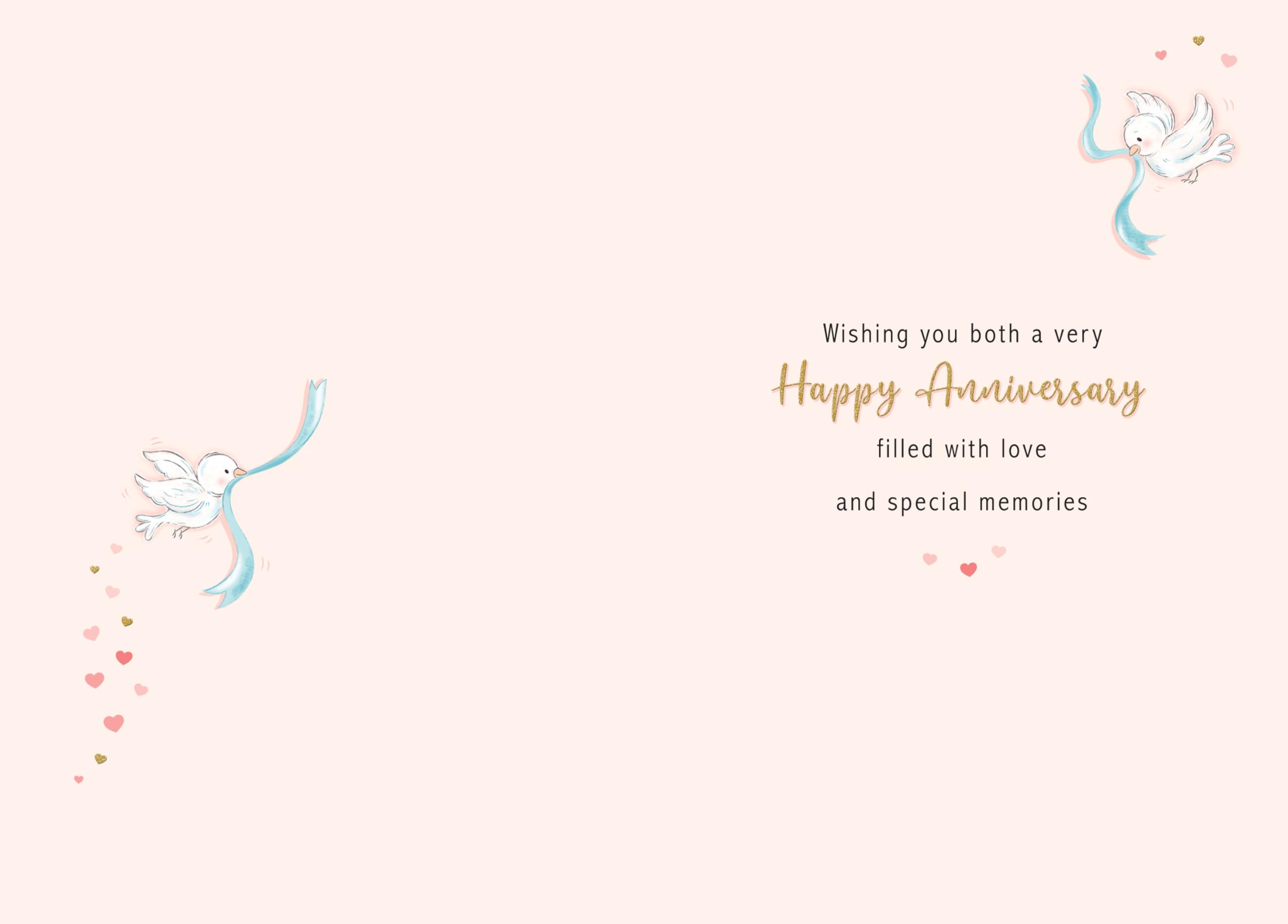 Piccadilly Greetings Anniversary Card - 7 x 5 Inches | High Quality UK Made Card & Envelope 2