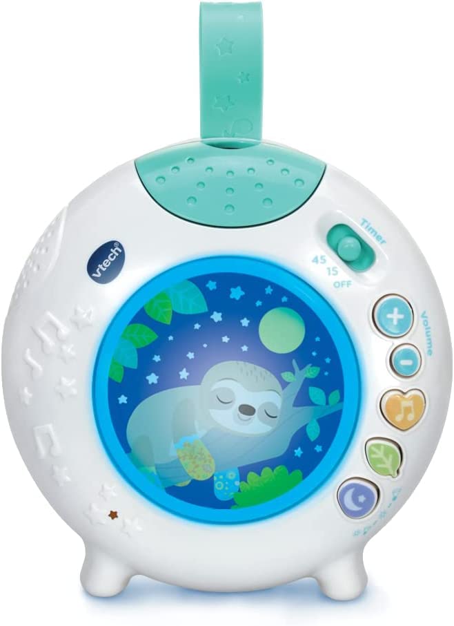 VTech Baby Sleepy Sloth Cot Light with Colourful Light Projection, Soothing Sounds & Timer 4